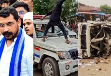 Photo of भीम आर्मी चीफ को रोकने पर करछना में बवाल, कई वाहन फूंकें, पथराव में पुलिसकर्मी घायल