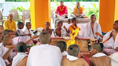Photo of गुरु पूर्णिमा पर निराश्रित एवं अनाथ बच्चों का यज्ञोपवीत संस्कार