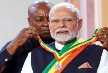 Photo of PM मोदी को घाना का सर्वोच्च सम्मान, राष्ट्रपति महामा ने किया सम्मानित
