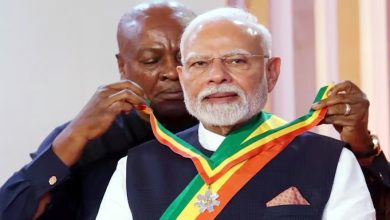 Photo of PM मोदी को घाना का सर्वोच्च सम्मान, राष्ट्रपति महामा ने किया सम्मानित